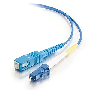 37718 | C2g 5m OS2 Single Mode Fiber Patch Cable - LC to SC