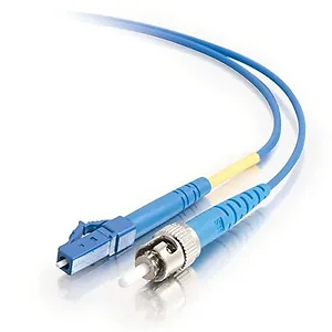 33408 | C2g 5m LC to ST Single Mode Fiber Patch Cable - Blue