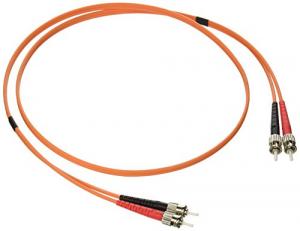 C2g 37875 1m St-st 50125 Om2 Duplex Multimode Fiber Optic Cable