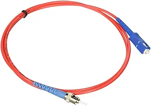 33395 | C2g 1m OS2 Single Mode SC-ST Fiber Patch Cable