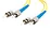 14437 | C2g 8m ST to ST Single-Mode Fiber Optic Cable - OS1