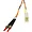 36350 | C2g 10m LC-ST OM2 Duplex Fiber Optic Cable - Orange