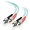 36502 | C2g 3m ST 10Gb OM3 Duplex Multimode Fiber Optic