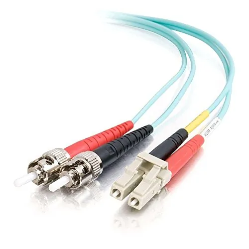 C2g 11010 1m Lc-st 10gb 50125 Om3 Duplex Multimode Fiber Optic Cable (