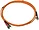 36302 | C2g 2m ST OM2 Duplex Multimode Fiber Cable - Orange