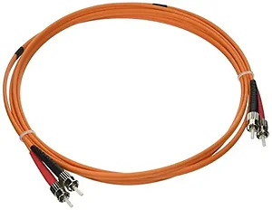 36302 | C2g 2m ST OM2 Duplex Multimode Fiber Cable - Orange