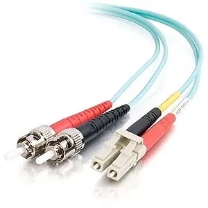 21687 | C2g 30m LC-ST OM3 Duplex Multimode Fiber Optic Cable