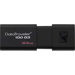DT100G3/64GBBK | Kingston DataTraveler 100 G3