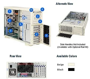 CSE-743T-650 | Supermicro SC743T-650 Extended ATX Tower