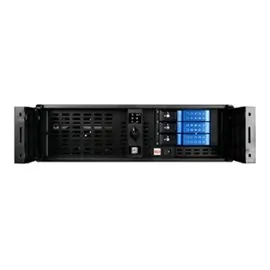 Istar D-300-PFS-DE3BL 3u Compact Stylish Rackmount Chassis Front-mount