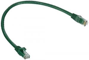 Monoprice 9846 Cat6 Ethernet Patch Cable, 1ft Green