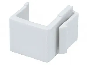 Monoprice 6539 Insert For Wall Plate - 10pcspk White