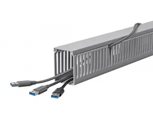 Monoprice 21857 Open Slot Wiring Raceway Duct With Cover_6 Feet Long