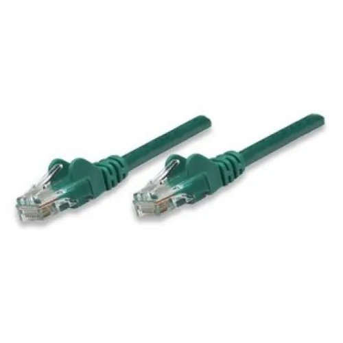 Intellinet 347488 Patch Cable Cat 5e Utp Green 1ft Snagless Boot