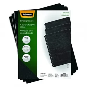 Fellowes 52138 Expressionstrade; Grain Presentation Covers Oversize Bl