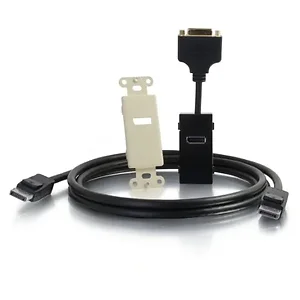 29452 | C2g Active DisplayPort to DVI Adapter Wall Plate