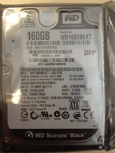 WD1600BEKT | Western Digital WD TDSourcing Black