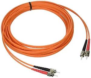 38638 | C2g 6m ST OM1 Duplex Multimode Fiber Optic Cable