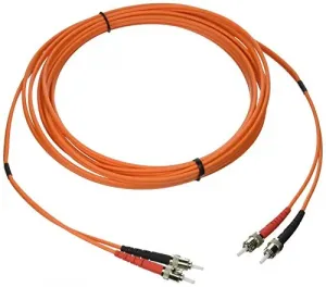 C2g 37879 5m St-st 50125 Om2 Duplex Multimode Fiber Optic Cable