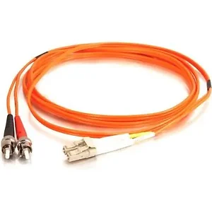 11137 | C2g 15m LC-ST OM1 Multimode Fiber Optic Cable