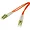 36435 | C2g 5m LC OM1 Duplex Multimode Fiber Optic Cable