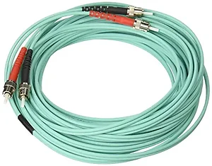 36504 | C2g 10m Aqua OM3 Duplex Multimode Fiber Optic Cable