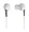 KEB6IW | Koss White Noise-Isolating Earbuds with Inline