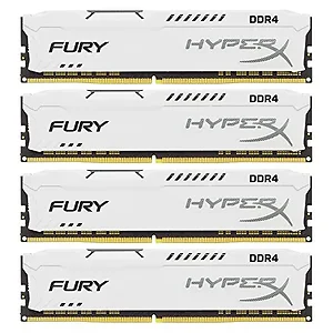 HX426C16FW2K4/32 | Kingston HyperX Fury White 32GB (4 x