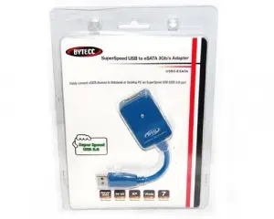 Bytecc USB3-ESATA Usb3-esata Superspeed Usb 3.0 To Esata 3gbs Adaptor 