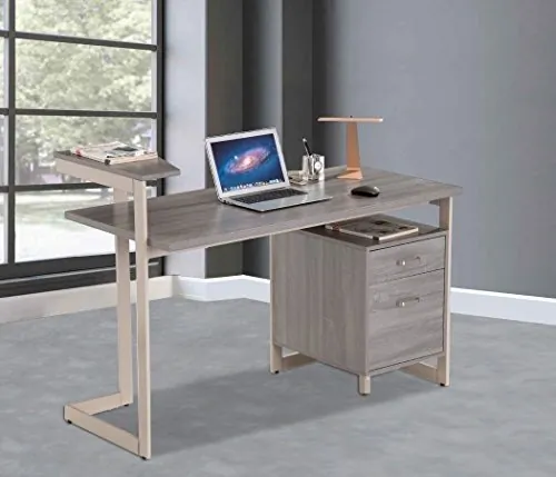 Inland 5005 Proht Modern Computer Desk, Sonoma Oak F