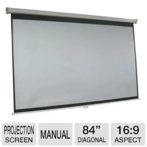 Inland 5350 84-inch 16:9 Projection Screen - Indoor  Outdoor Use