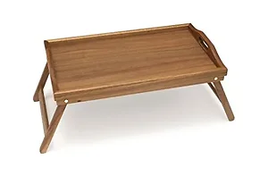 Lipper Acacia BedTray w Folding Legs
