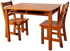 534P | Lipper Rect Table Chair Set Pecan