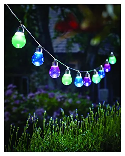 Gardman 6745 10 Solar Bulb String Lights