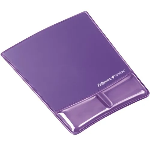 Fellowes 9183501 Mousepad Wrist Support W Microban Purp