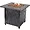 Blue Rhino Elegant LP Gas Outdoor Fireplace with Lava Rock