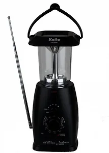 KA249W-BLK | Kaito Crank Solar NOAA AM FM