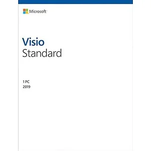 D86-05829 | Microsoft Visio Standard 2019 - Medialess