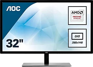 Aoc 32-Inch AOC Q3279VWFD8 Quad HD LED Monitor