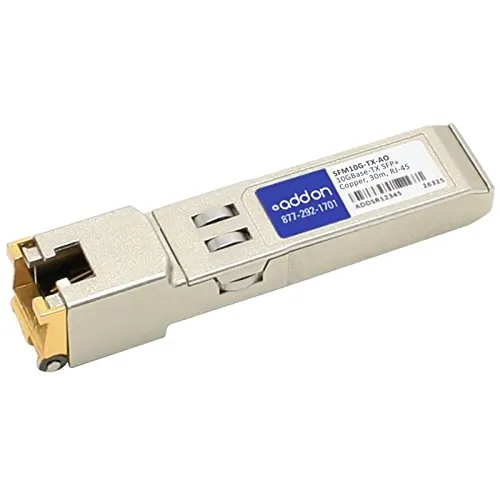 Addonics SFM10G-TX-AO Sfp+ Solarflare Compat 30m Cop Xcvr Taa Addon