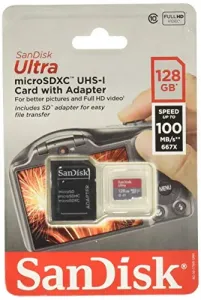 Retail SDSQUNC128GAN6I 128gb Sandisk Ultra Microsdhc