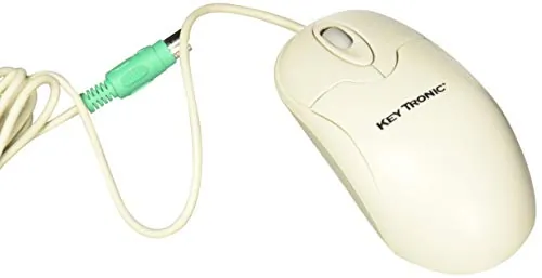 Keytronics 2MOUSEP1L Keytronic Optical 2-button Scroll Mouse - Beige P