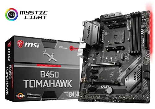 Msi B450TOMAHAWK Motherboard  B450 Tomahawk Amd Ryzen Am4 B450 64gb Dd