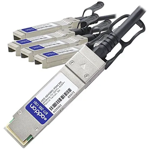 Addonics ADD-QEXSMU-PDAC3M 3m Qsfp+ To 4xsfp+ Dac 10321   Sfp-10g-pdac