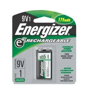 Energizer NH22NBP Recharge Universal Rechargeable 9v Batteries, 1 Pack