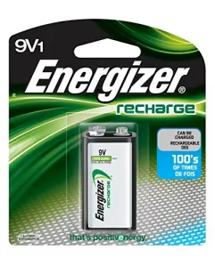 Energizer NH22NBP Recharge Universal Rechargeable 9v Batteries, 1 Pack