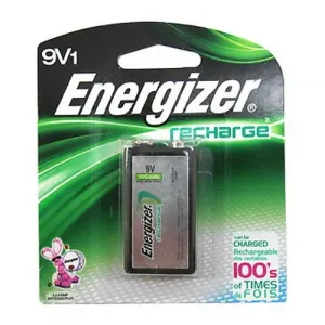 Energizer NH22NBP Recharge Universal Rechargeable 9v Batteries, 1 Pack