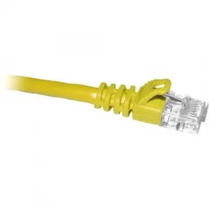 Enet C5E-YL-14-ENC Cat5e Yellow 14ft Molded Boot Patch Cbl