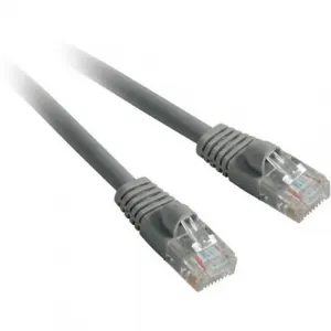 Enet C6-GY-NB-50-ENC Cat6 Gray 50ft No Boot Patch Cable