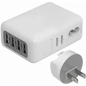 4xem 4XUSBCHARGER4 4port 2.1a Wall Charger For